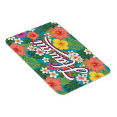 Bloemen Hawaii Reizen Magneet (Rechterzijde)
