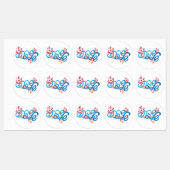 Bloemen Hebreeuws Shabbat Shalom Labels (Vel)