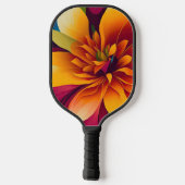 Bloemen Hedendaagse Moderne Kunst Pickleball Paddle (Achterkant)