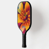 Bloemen Hedendaagse Moderne Kunst Pickleball Paddle (Links)