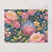 Bloemen Heldere kleurrijke bloemen Briefkaart (Voorkant)