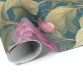 Bloemen Heldere kleurrijke bloemen Cadeaupapier (Rol Hoek)