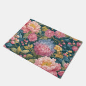 Bloemen Heldere kleurrijke bloemen Deurmat (Schuin)