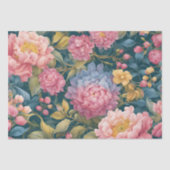 Bloemen Heldere kleurrijke bloemen Tissuepapier (Voorkant)