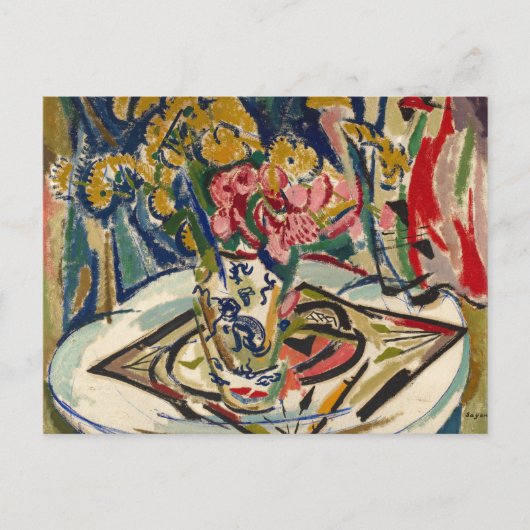 Bloemen | Henry Lyman Saen Briefkaart (Voorkant)