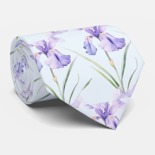 Bloemen Herenoverhemd Boho Necktie Stropdas (Opgerold)