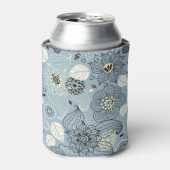 Bloemen herfst: Elegant seizoensgebonden ontwerp Blikjeskoeler (Blikje Voorkant)