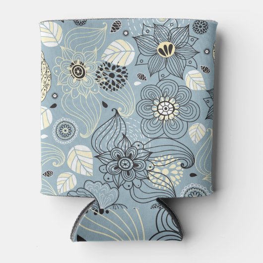 Bloemen herfst: Elegant seizoensgebonden ontwerp Blikjeskoeler (Voorkant)