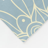 Bloemen herfst: Elegant seizoensgebonden ontwerp Fleece Deken (Hoek)