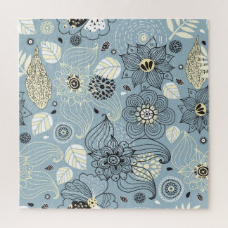 Bloemen herfst: Elegant seizoensgebonden ontwerp Legpuzzel