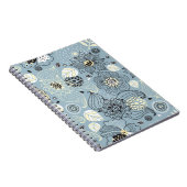 Bloemen herfst: Elegant seizoensgebonden ontwerp Notitieboek (Rechterzijde)