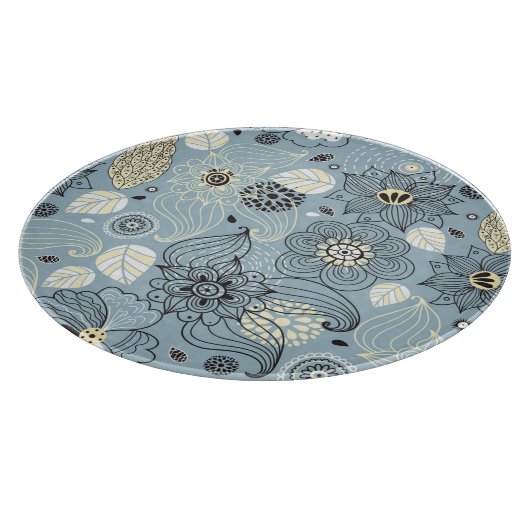 Bloemen herfst: Elegant seizoensgebonden ontwerp Snijplank (Hoek)