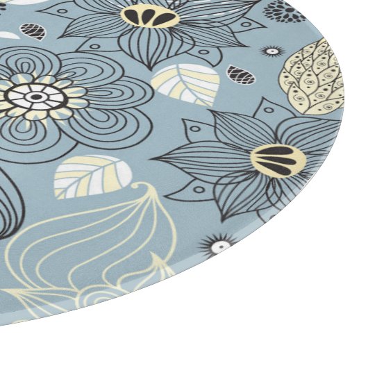 Bloemen herfst: Elegant seizoensgebonden ontwerp Snijplank (Hoek)