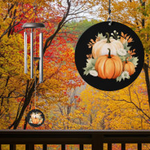 Bloemen Herfst Herfst Pompoenen Wind Chime