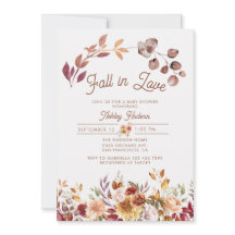 Bloemen Herfst in Liefde Baby shower