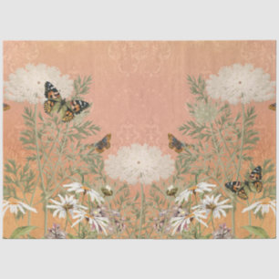 Bloemen  Herfst in Parijse Vlinder Decoupage Tissuepapier