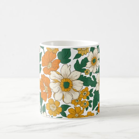 Bloemen Herfst Koffiemok (Center)