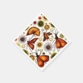 Bloemen Herfst ontwerp Servet (Hoek)