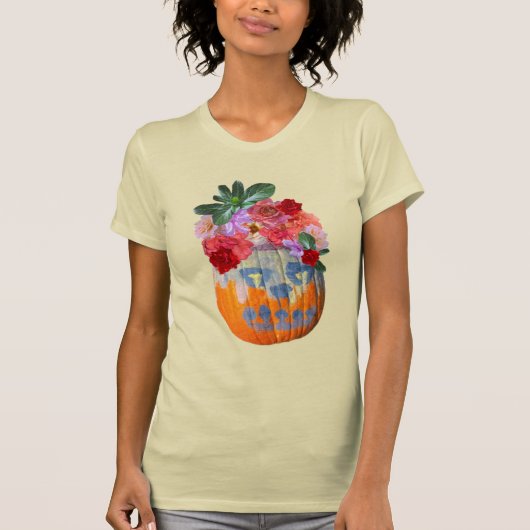Bloemen Herfst Oogst Foto Cutout T-shirt (Voorkant)