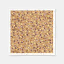 Bloemen herfst servet