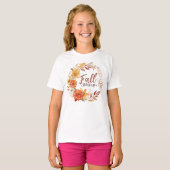 Bloemen Herfst Zegeningen T-shirt (Voorkant volledig)