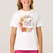Bloemen Herfst Zegeningen T-shirt (Voorkant)