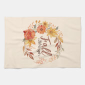 Bloemen Herfst Zegeningen Theedoek (Horizontaal)