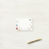 Bloemen Herinneringen:  Wildflower Post-it® Notes (Op bureau)