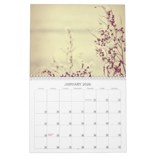 Bloemen het gehele jaar Lange Agenda 2013 Kalender (Jan 2026)