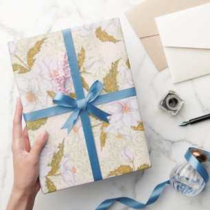 Bloemen het patroon verpakkend document van de cadeaupapier