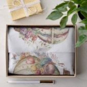  Bloemen Hete Luchtballonnen 1 Tissuepapier (Geschenk)