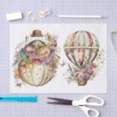  Bloemen Hete Luchtballonnen 1 Tissuepapier (Craft)