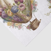 Bloemen Hete Luchtballonnen 3 Tissuepapier (Detail)
