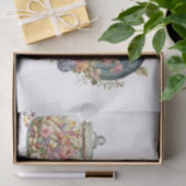  Bloemen Hete Luchtballonnen 4 Tissuepapier (Geschenk)