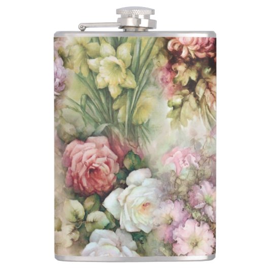  bloemen heupfles (Voorkant)