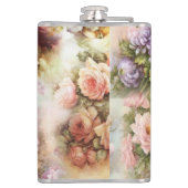  bloemen heupfles (Achterkant)