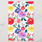 Bloemen Hoe goed ken je het baby shower spel (Achterkant)