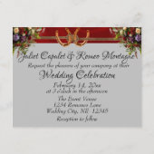 Bloemen & Hoefijzers, Rood lint bruiloft (Achterkant)