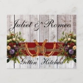 Bloemen & Hoefijzers, Rood lint bruiloft (Voorkant)