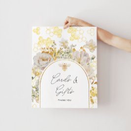 Bloemen hommels bijenkaarten en geschenken poster