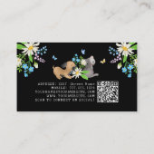 Bloemen Hond & Kat Huisdier Care Services Grooming Visitekaartje (Achterkant)