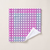 Bloemen Honingraten: Geometrisch patroon van ingew Bad Handdoek (Wasdoekje)