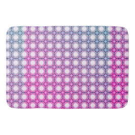 Bloemen Honingraten: Geometrisch patroon van ingew Badmat