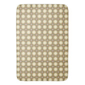 Bloemen Honingraten: Geometrisch patroon van ingew Badmat (Voorkant Verticaal)