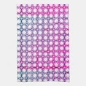 Bloemen Honingraten: Geometrisch patroon van ingew Theedoek (Verticaal)