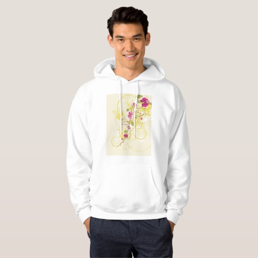  bloemen hoodie (Voorkant volledig)