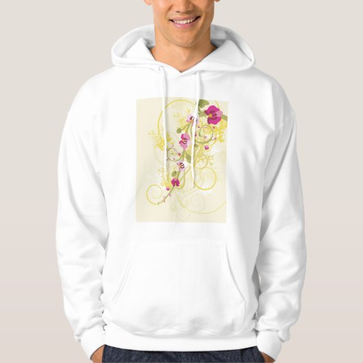 bloemen hoodie (Voorkant)