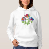  bloemen hoodie (Voorkant)