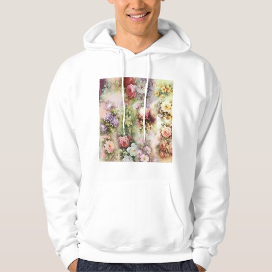 bloemen hoodie (Voorkant)