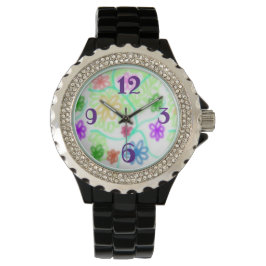 bloemen horloge